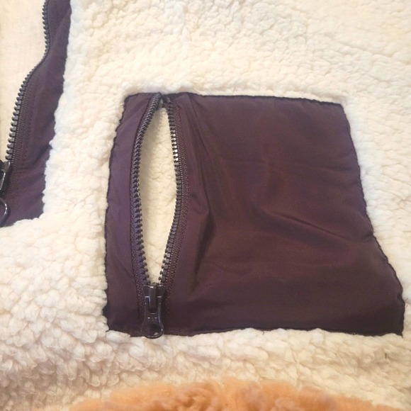 Lou & Grey Colorblock Cozy Up Sherpa Zip Jacket Size Large - Picture 8 of 10